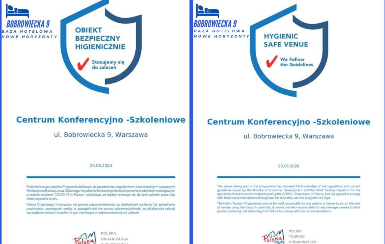 Baza Hotelowa Bobrowiecka 9 Varšava Exteriér fotografie